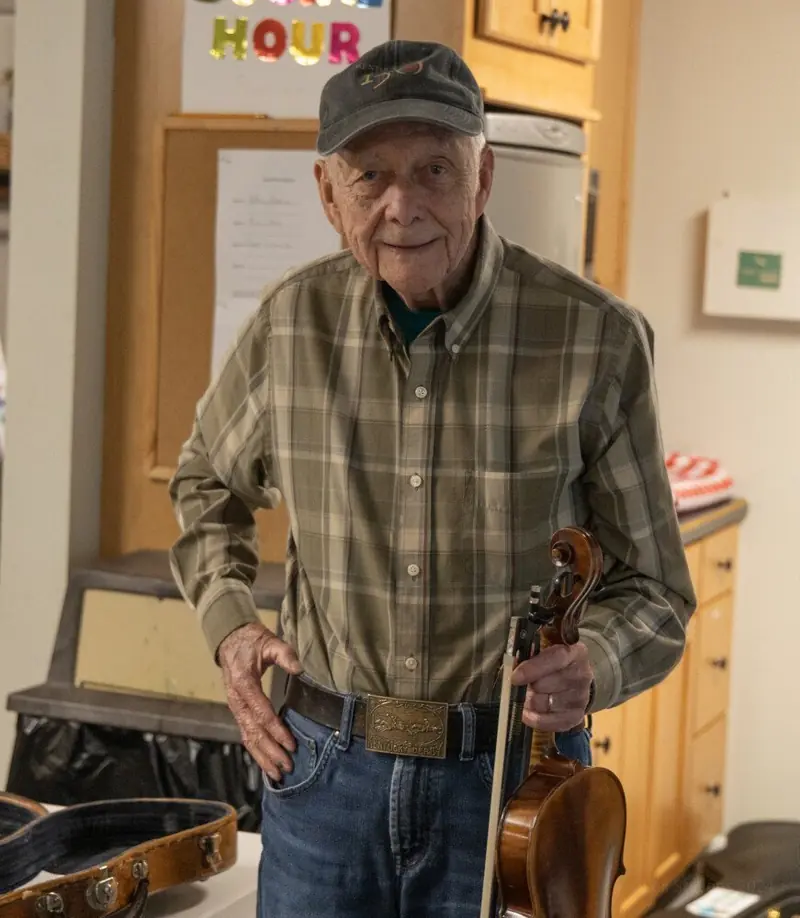 Performer at the Sandwich Open Mic