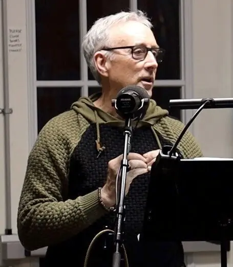 The former Open Mic organizer with a guitar